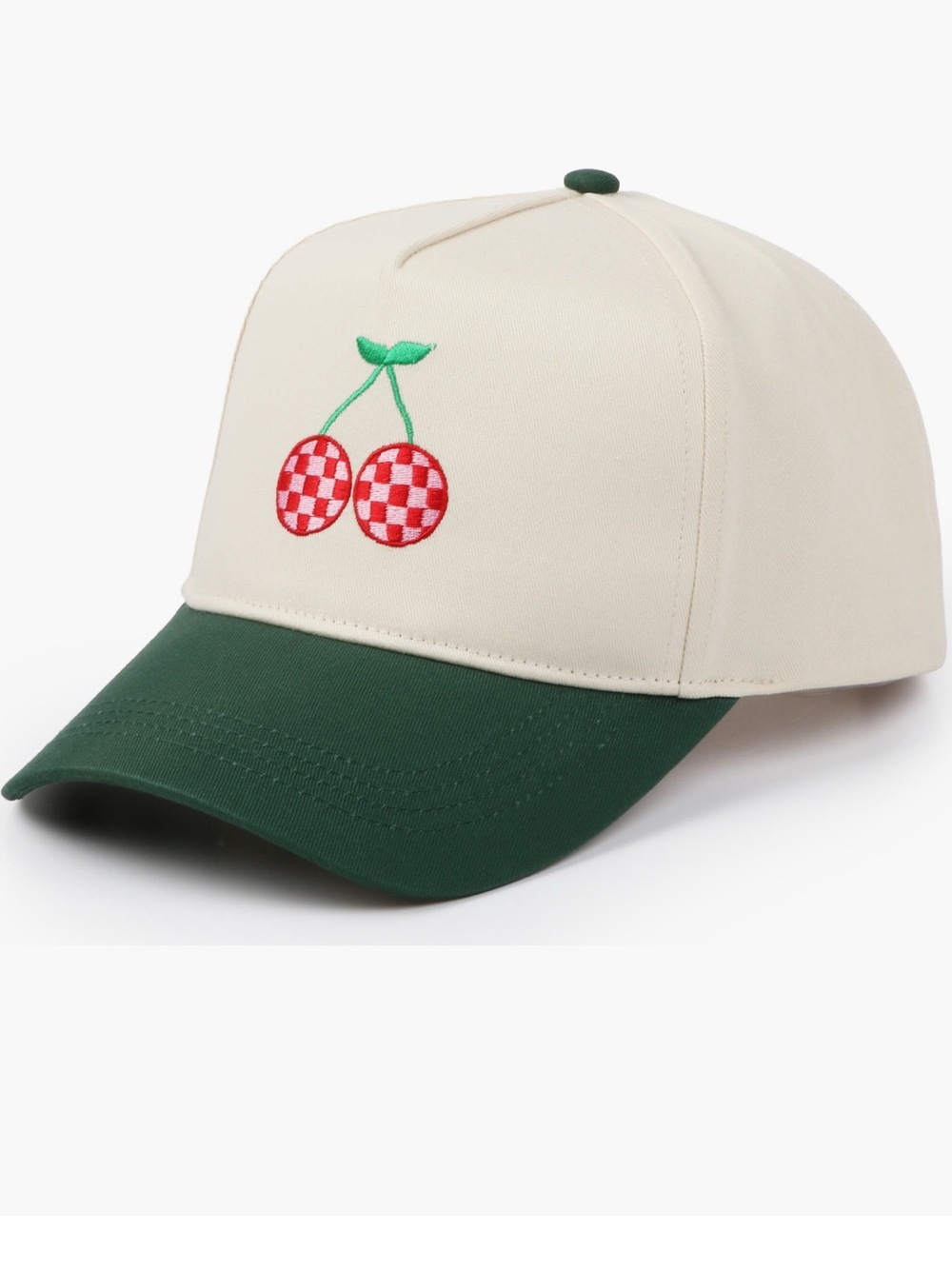 New David & Young Cherry Embroidered Baseball Cap